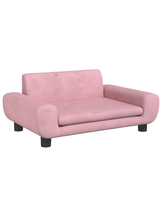 vidaXL Sofa Dog Bed Pink 70x45cm.