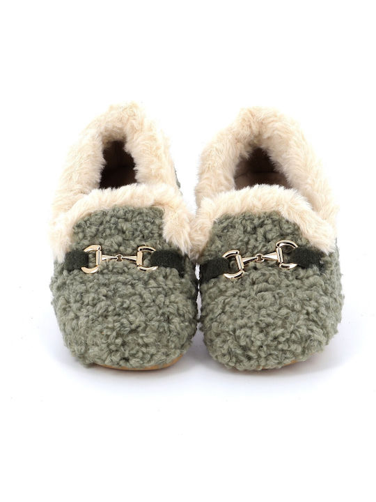 Adam's Shoes Women's Slippers Green