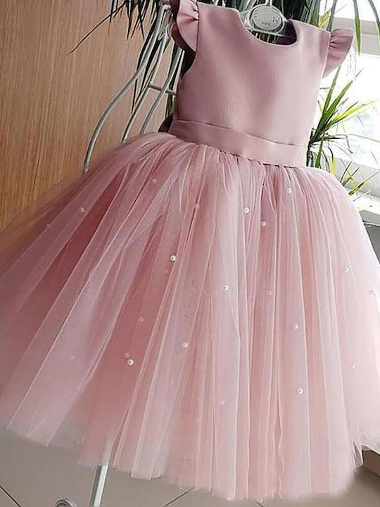 TakTakBaby Kids Dress Tulle Sleeveless Pink