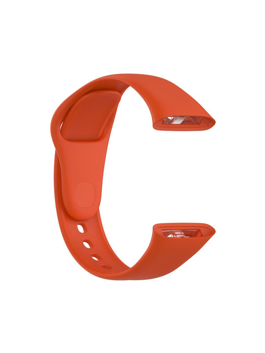Solid Color Armband Silikon mit Pin Orange (Redmi Uhr 3 Active)