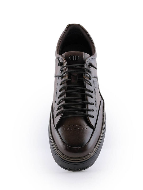 Herren Freizeitschuhe Braun Leder