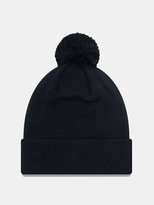 New Era Beanie Unisex Σκούφος Πλεκτός σε Μαύρο χρώμα