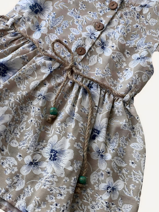 Kinderkleid Kurzärmelig Khaki