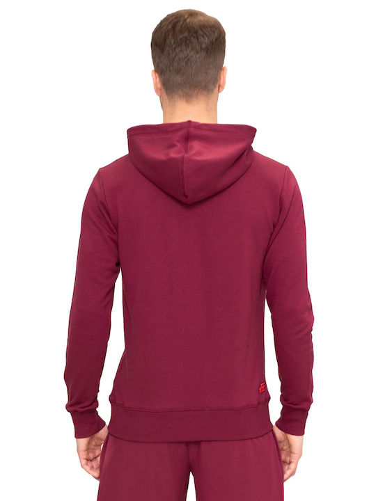 Bidi Badu Men's Sweatshirt with Hood Burgundy