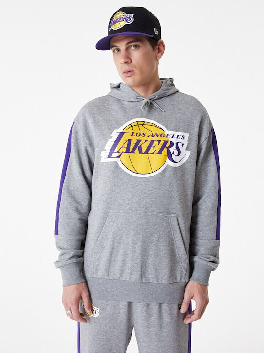 La Lakers Φούτερ με Κουκούλα Γκρι
