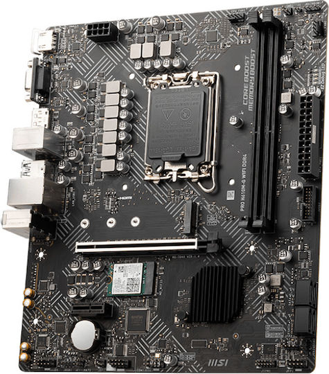 MSI Pro H610M-G WIFI DDR4 Motherboard Micro ATX με Intel 1700 Socket