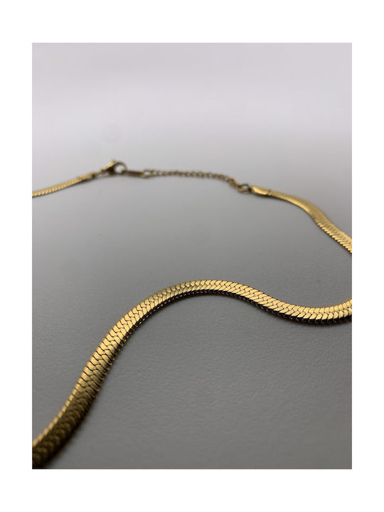 Eyelove Chain Neck made of Steel Gold-Plated