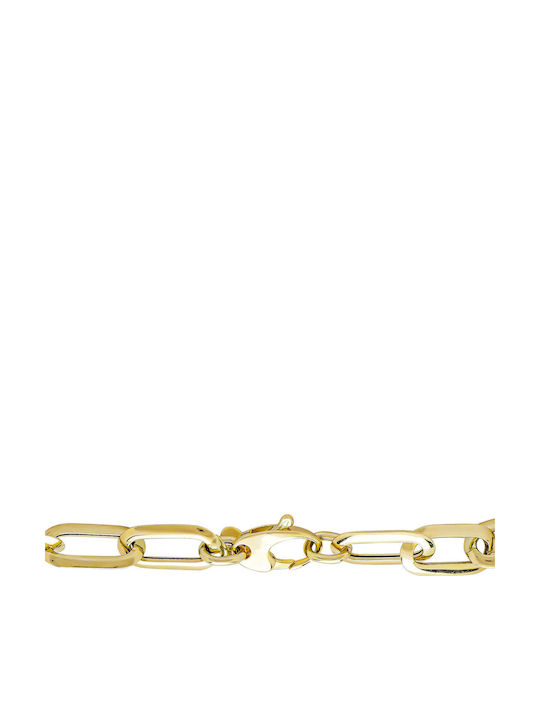 Kiriakos Gofas Gold Chain Neck 14K Wide Thickness 6.6mm and Length 45cm