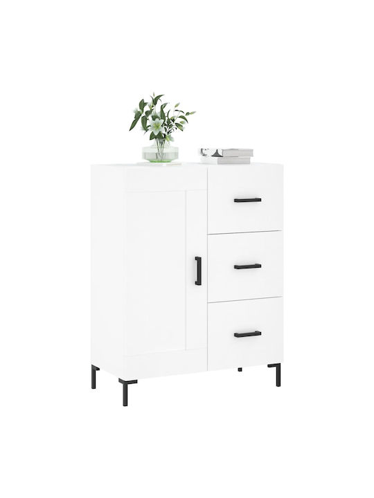 Bufet cu Sertare Alb 69.5x34x90cm