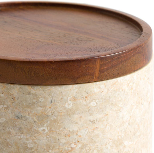 La Redoute Interieurs Кошница за съхранение Бамбук Бежов 12x12x8см 1бр