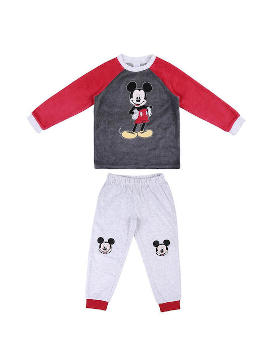 Cerda Kinder Schlafanzug Baumwolle Gray Mickey