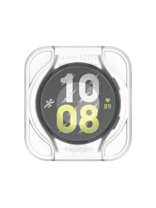 Spigen EZ FIT GLAS.tR Tempered Glass for the Galaxy Watch6 44mm 2pcs AGL06520