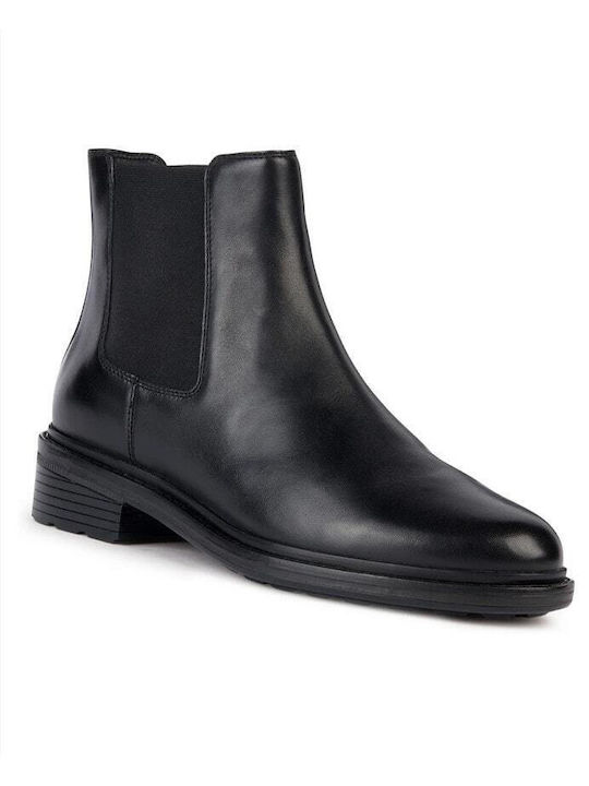 Geox Leather Women's Chelsea Boots Black