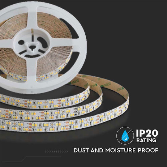 V-TAC Ταινία LED 24V Ρυθμιζόμενο Λευκό Φως 5m Τύπου SMD2835