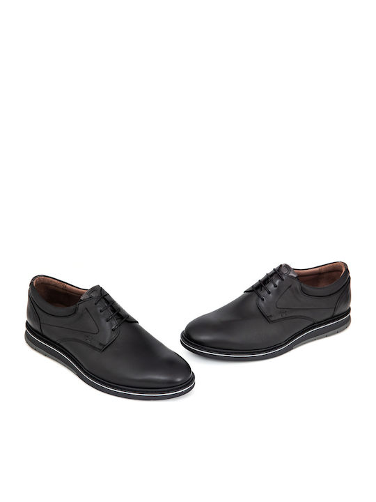 Men's Leather Casual Shoes Black