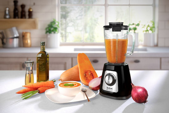 Tefal BlendForce 2 Blender With Glass Jug 1.75 L 800W Black