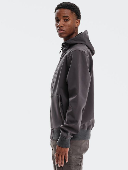 Winter Jacke Bomber Wasserdicht und Winddicht Gray