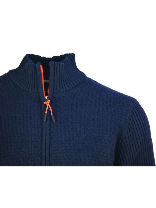 Winter Jacket Windproof Blue