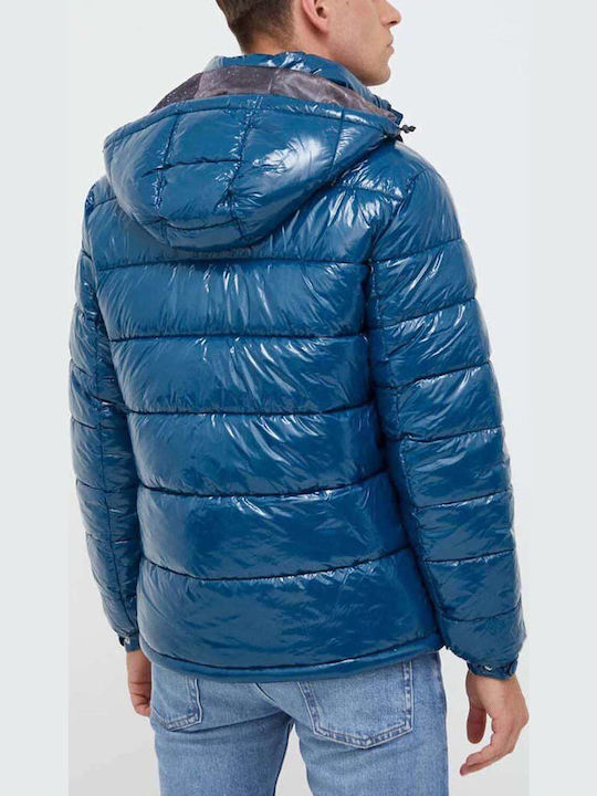 Winter Jacke Puffer Wasserdicht und Winddicht PETROL