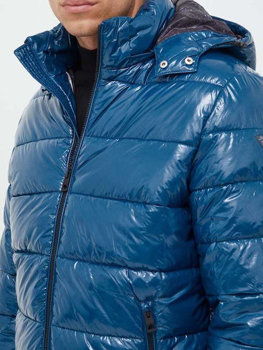 Winter Jacke Puffer Wasserdicht und Winddicht PETROL