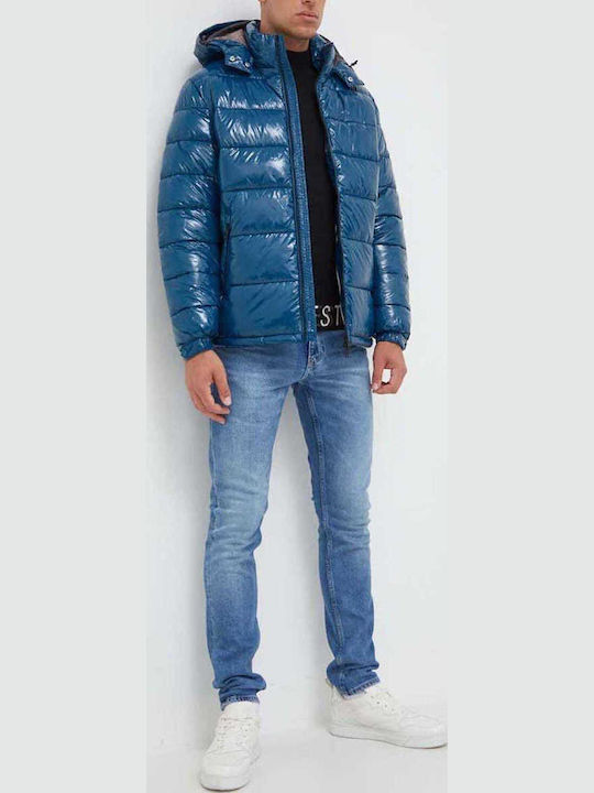 Winter Jacke Puffer Wasserdicht und Winddicht PETROL