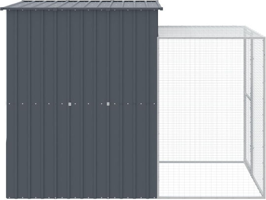 vidaXL 172367 Клетка за птици от Галванизирана Стомана 165брx251брx181брсм.