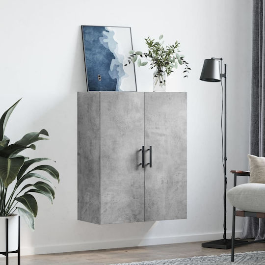 vidaXL Ντουλάπι Μπάνιου 69.5x34x90cm Γκρι