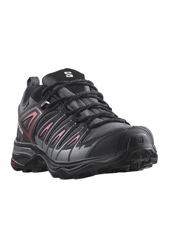 Salomon X Ultra Pioneer Gtx Γυναικεία Ορειβατικά Παπούτσια Αδιάβροχα με Μεμβράνη Gore-Tex Μαύρα