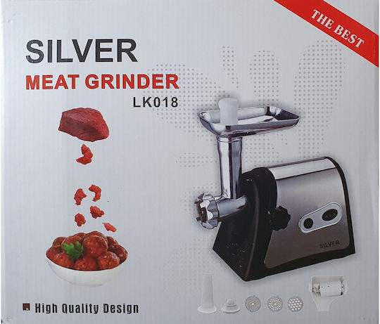 Silver SL-193 L Μηχανή Άλεσης Κιμά 2500W Ασημί