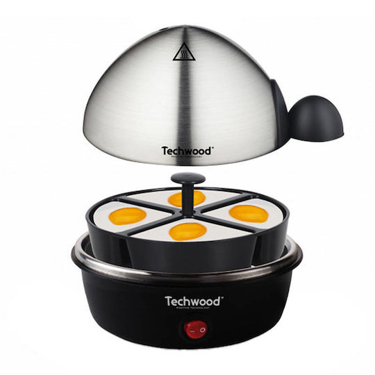 Techwood Cuptor Pentru Gătit Ouă 7 Compartimente 350W Negru