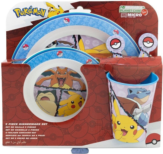 Stor Feeding Set made of Plastic Multicolour 5pcs