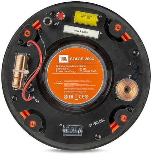 260c In Der Wand Installationslautsprecher Stück Schwarz
