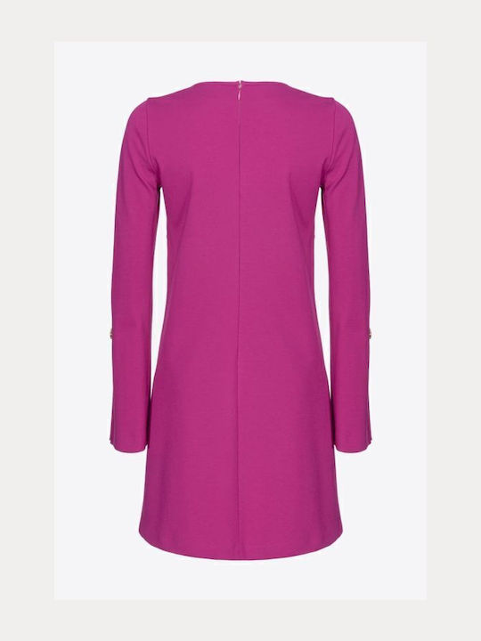 Mini Evening Purple Dress