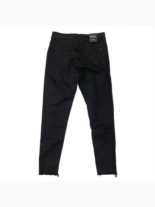 Damen Stoff Hose Schwarz