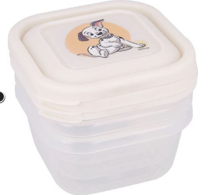 Stor Plastik Kinder Lunchset 10 x 10 x 5Stück