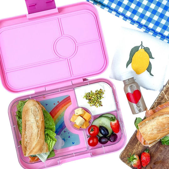 Yumbox Πλαστικό Παιδικό Δοχείο Φαγητού Ροζ