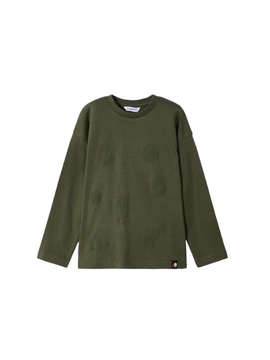 Mayoral Kids Blouse Long Sleeve Green