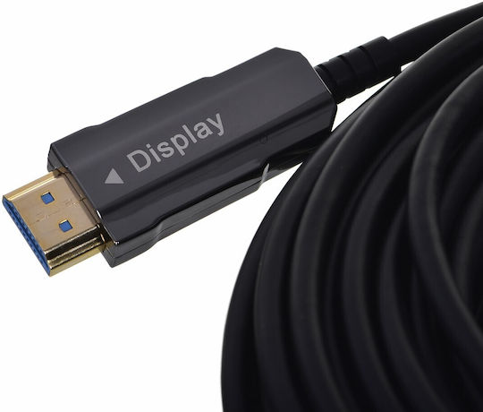 Unitek HDMI 2.0 Cable HDMI male - HDMI male 20m Μαύρο