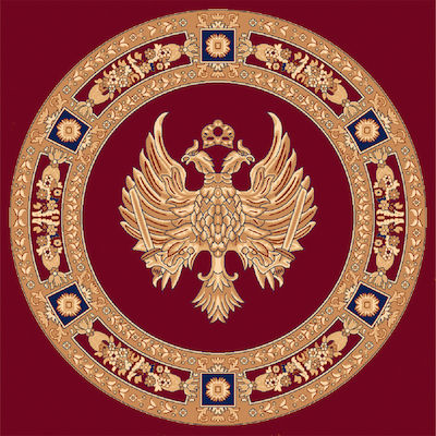 Isexan Round Church Carpet Orthodoxia Red Ø150cm 40-1515-1000