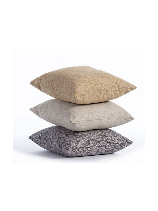 Nef-Nef Homeware Sofa Cushion from 100% Cotton Gray 42x42cm. 034632