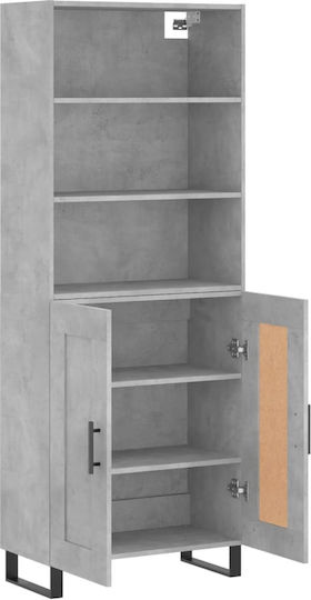 Bibliothek Gray 69.5x34x180cm
