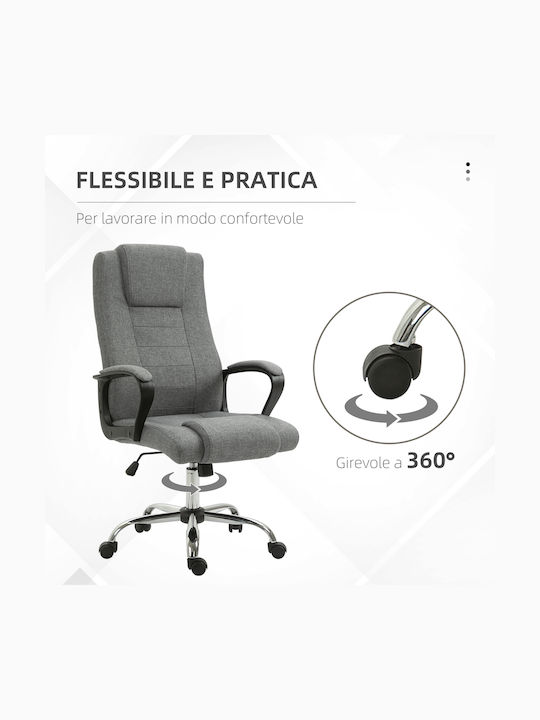 Vinsetto Office Chair With Grey Recline