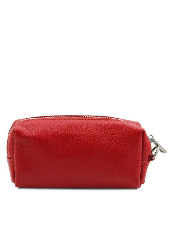 Tuscany Leather Toiletry Bag Red