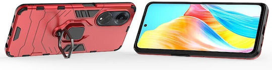 Back Cover Πλαστικό Μαγνητικό Κόκκινο (Oppo A98)