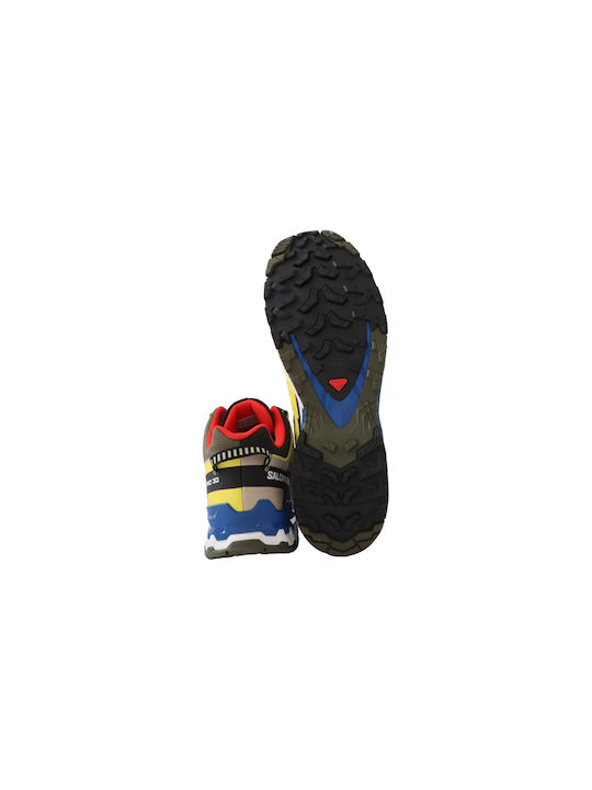 Xa Pro 3d V9 Ανδρικά Αθλητικά Παπούτσια Trail Running Αδιάβροχα με Μεμβράνη Gore-Tex Black / Buttercup / Lapis Blue