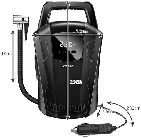 Xtrobb Pompă Auto 150PSI cu cablu 12V