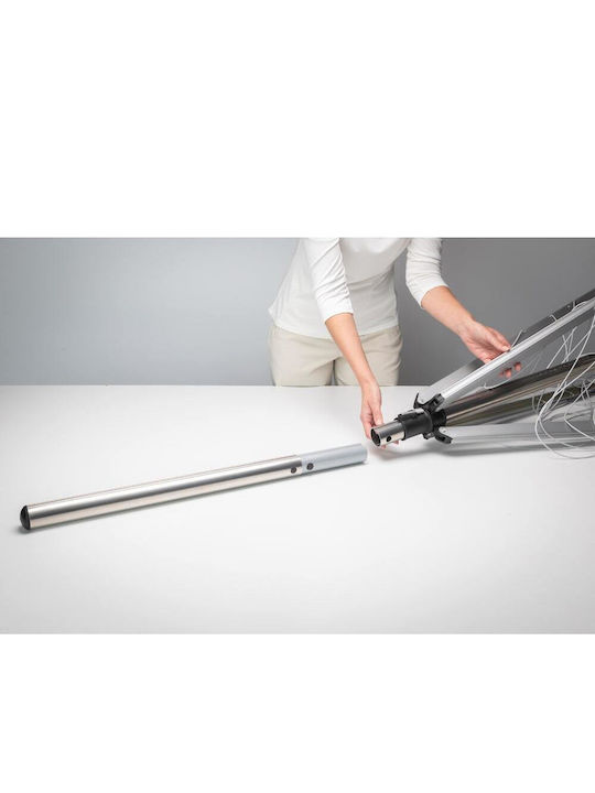 Brabantia Lift-O-Matic Πτυσσόμενη Απλώστρα Δαπέδου για το Κήπο Μεταλλική με Μήκος Απλώματος 40m