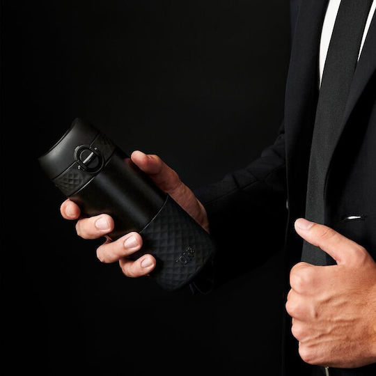 Ion8 Рециклируема Бутилка Термос Неръждаема Стомана Без BPA 360ml Черен