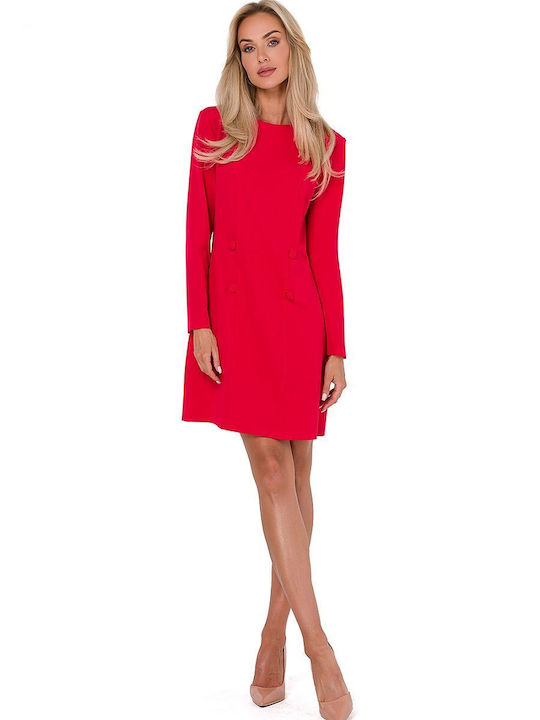 MOE Mini Kleid Rot