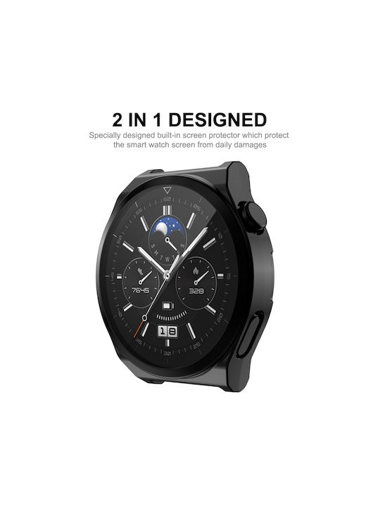 Cover Silicone Case in Silver color for Huawei Watch GT 3 Pro 43mm